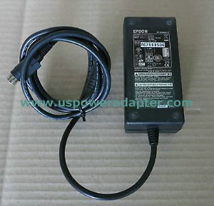 New Genuine OEM EPSON DA-36E24 24V 1.5A Print Power Supply AC Adapter mains cable